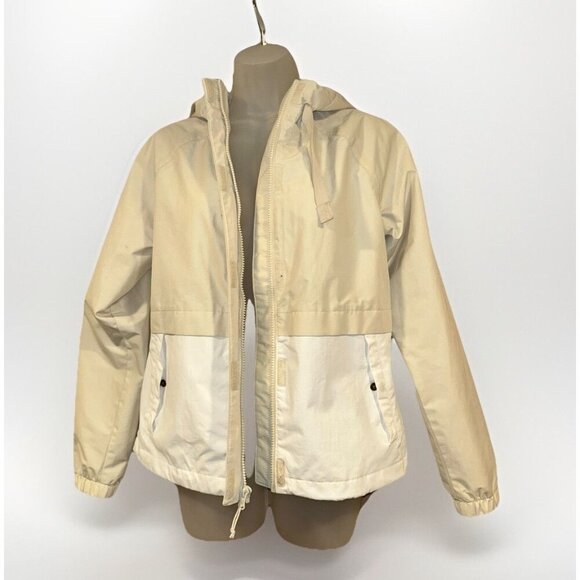Alpine Design Windbreaker Jacket Hooded Beige / White Women’s Size XS Outdoor - Picture 6 of 11